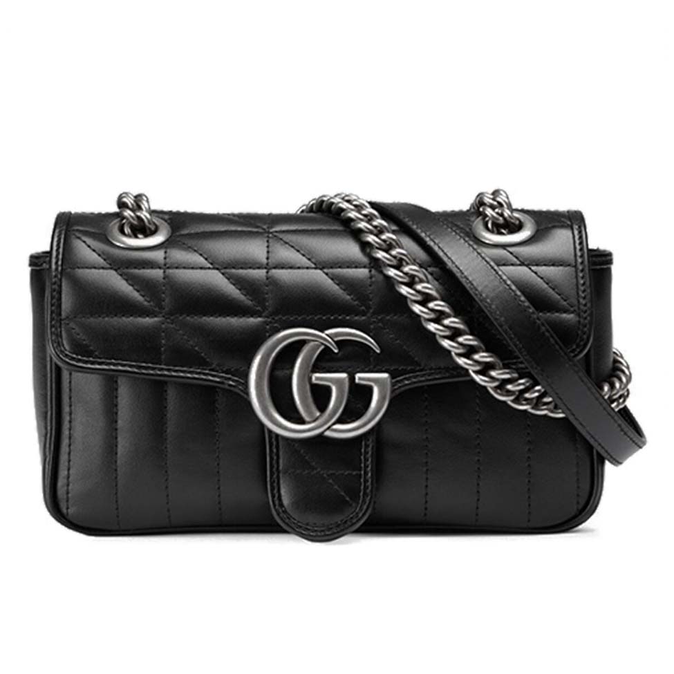 GUCCI GG MARMONT MINI SHOULDER BAG 446744   (23*14*6cm)